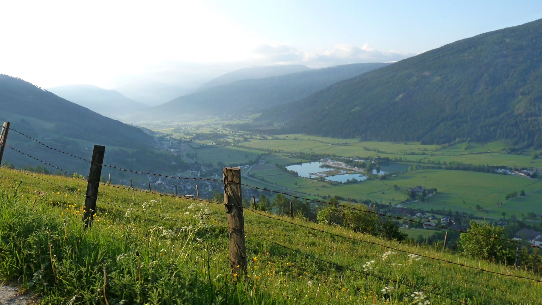 sehr diesig und kein guter Fernblick