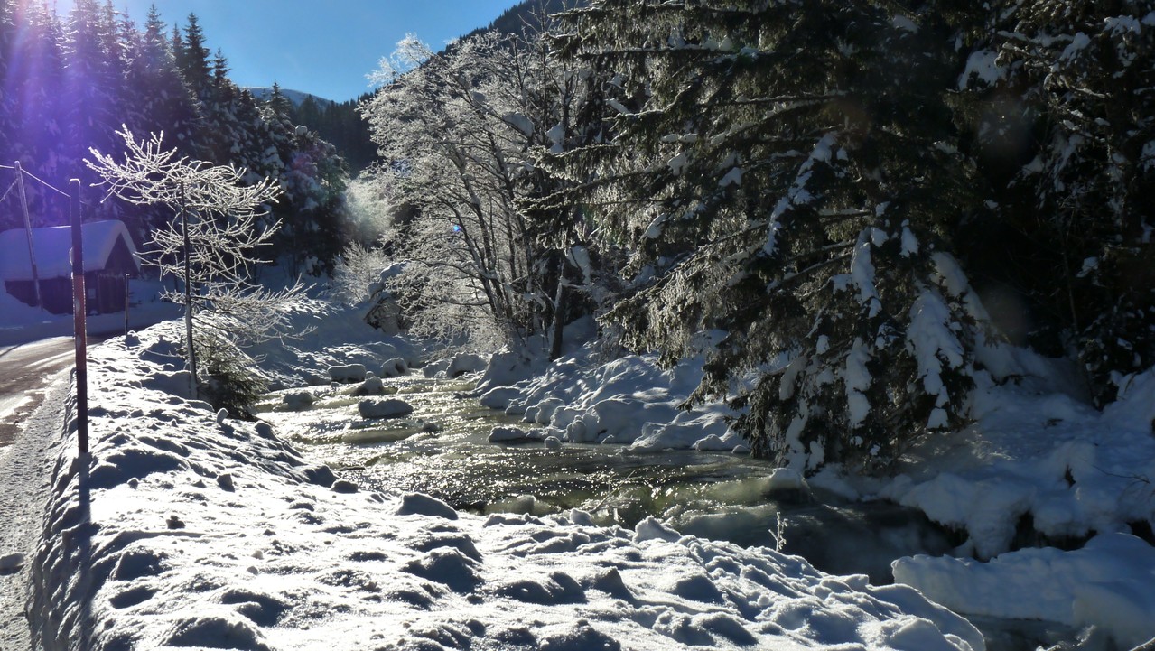 schon auf der Anfahrt war ich verzaubert von dieser wunderschönen Winterlandschaft