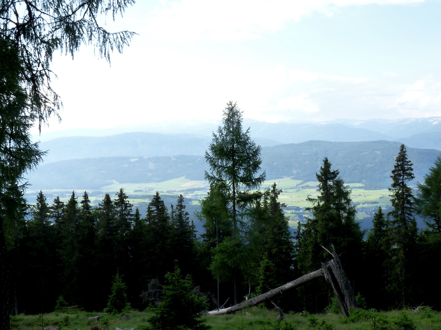 sommerlich diesiger aber trotzdem schöner Blick