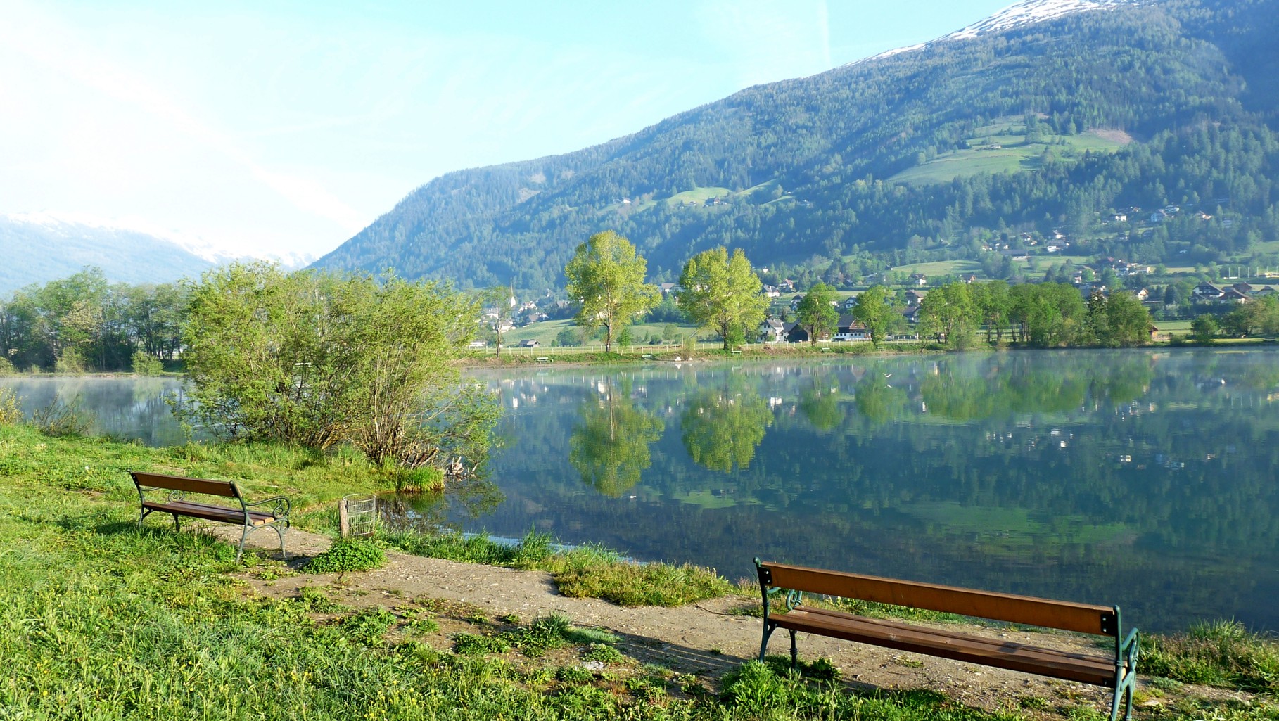 am Fischteich vorbei