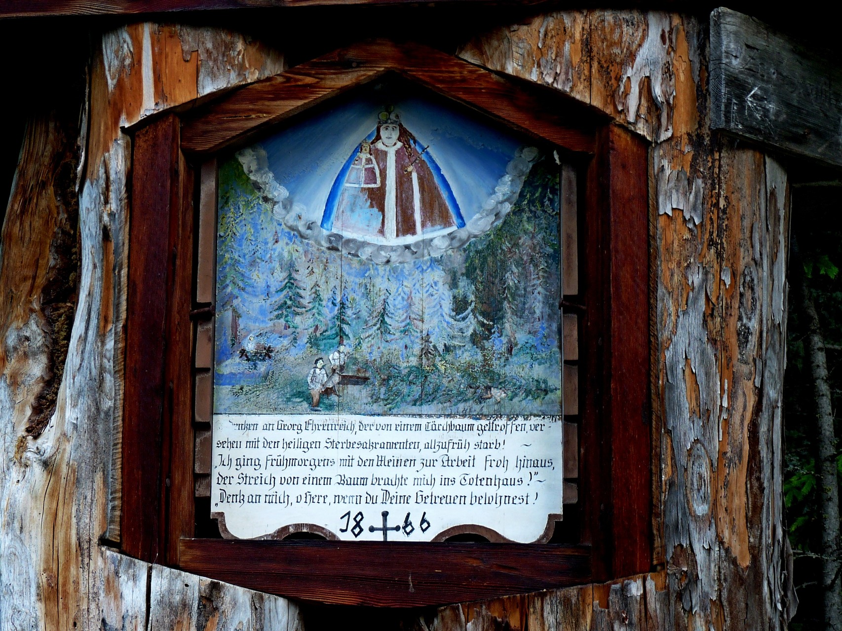 ein Marterl am Weg