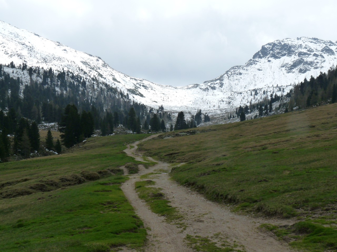 und jetzt hoffe ich spazieren wir ohne HIndernisse zurück zur Mehrlhütte
